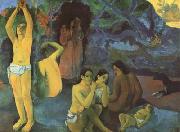 Paul Gauguin Where do we come form (mk07) France oil painting reproduction